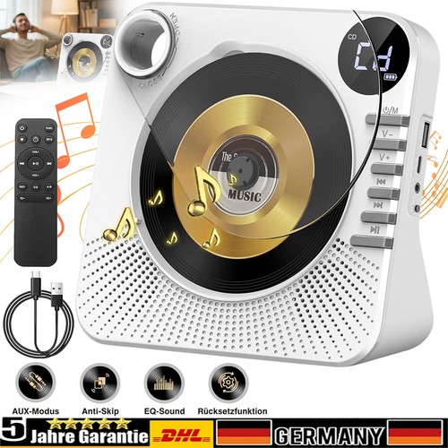 Tragbarer player bluetooth - tragbarer, cd-player