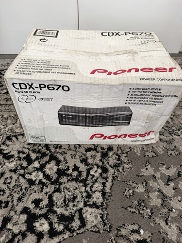 Pioneer cdx p670 - cdx-p670, cd-wechsler